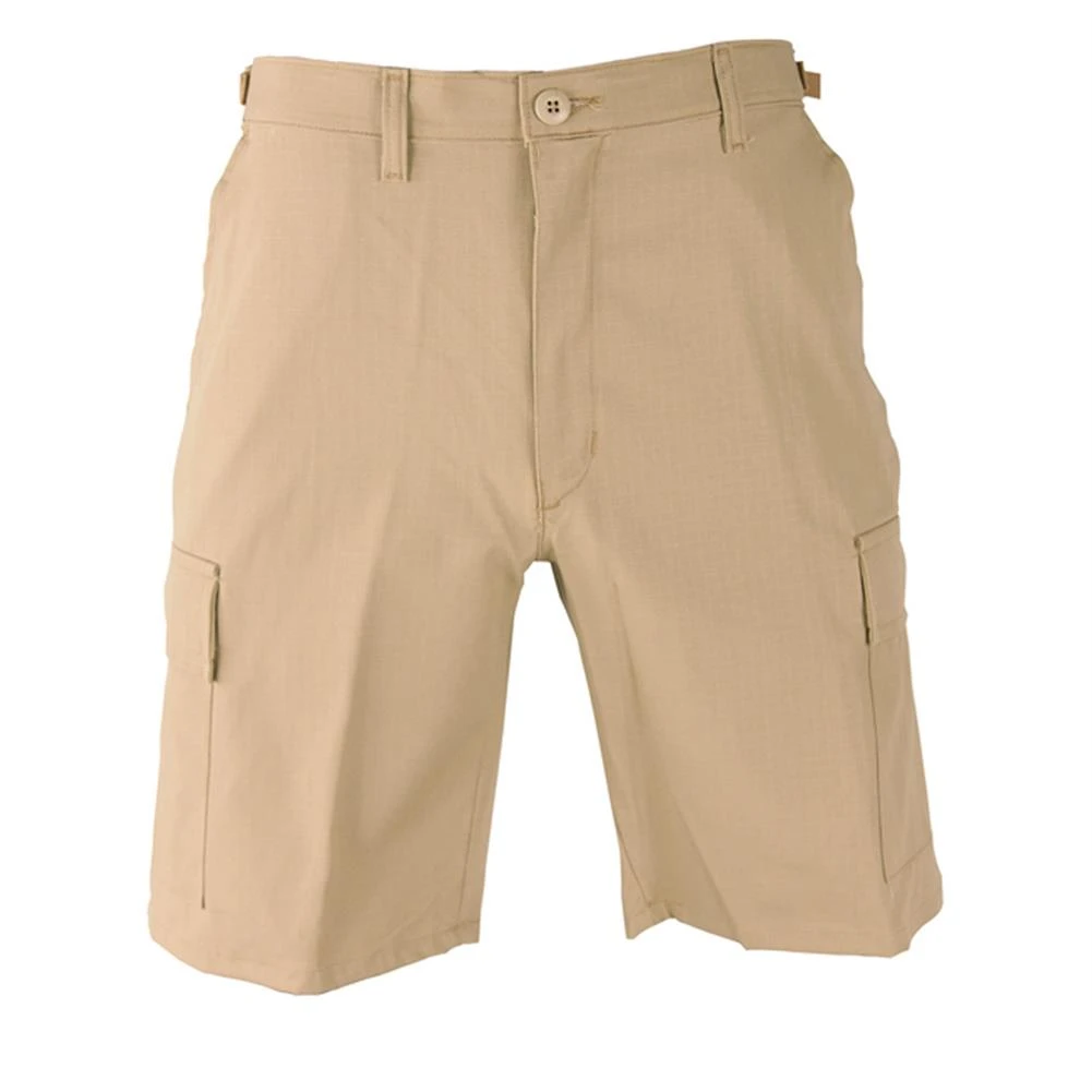 Men's Propper Cotton Ripstop BDU Shorts (Zip Fly) Khaki 2 Men's Propper Cotton Ripstop BDU Shorts (Zip Fly) Khaki