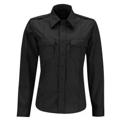 Women's Propper Long Sleeve Class B Ripstop Shirt Black~2