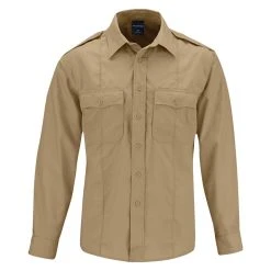 Men's Propper Long Sleeve Class B Ripstop Shirt Khaki~1
