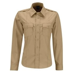 Women's Propper Long Sleeve Class B Ripstop Shirt Khaki~2
