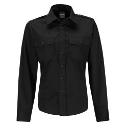 Women's Propper Long Sleeve Class B Twill Shirt Black~2