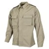 Men's Propper Poly / Cotton Ripstop LS 2-Pocket BDU Shirts Khaki -Propper Shop 0 1001 propper poly cotton ripstop ls 2 pocket bdu shirts khaki