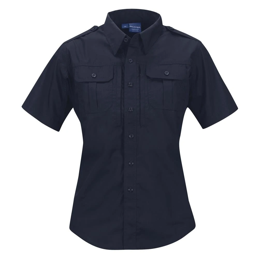 Women's Propper Short Sleeve Tactical Shirts Navy 3 Women's Propper Short Sleeve Tactical Shirts Navy