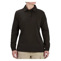 Women's Propper Uniform Polo Long Sleeve Black~2