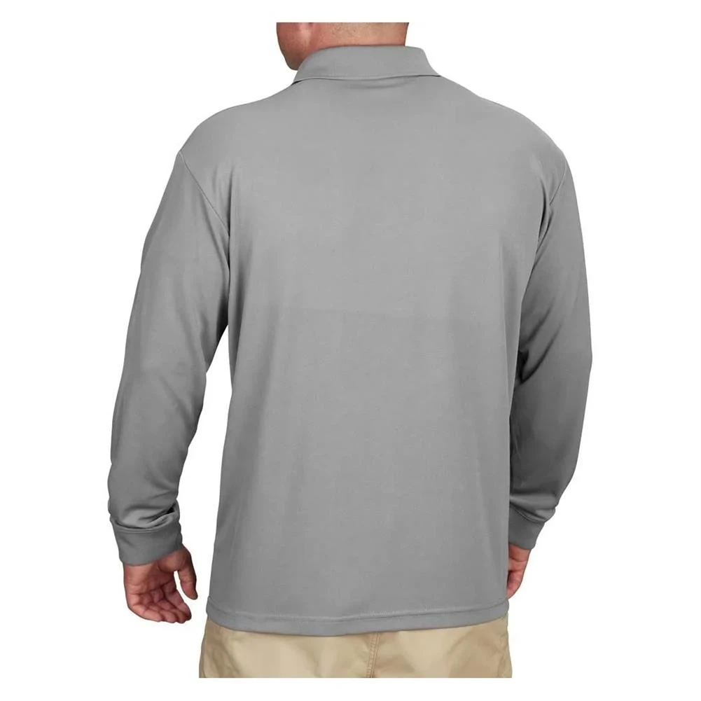 Men's Propper Long Sleeve Uniform Polo Gray~1 4 Men's Propper Long Sleeve Uniform Polo Gray~1 - Image 2
