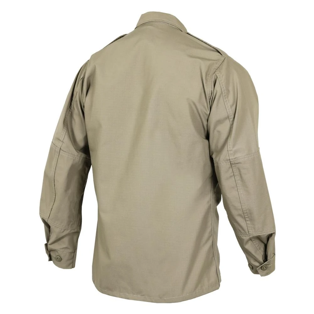 Men's Propper Poly / Cotton Ripstop LS 2-Pocket BDU Shirts Khaki 4 Men's Propper Poly / Cotton Ripstop LS 2-Pocket BDU Shirts Khaki - Image 2