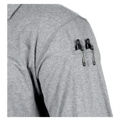 Men's Propper EdgeTec Long Sleeve Polo Gray~1 -Propper Shop 2 1001 propper edgetec long sleeve polo heather gray1