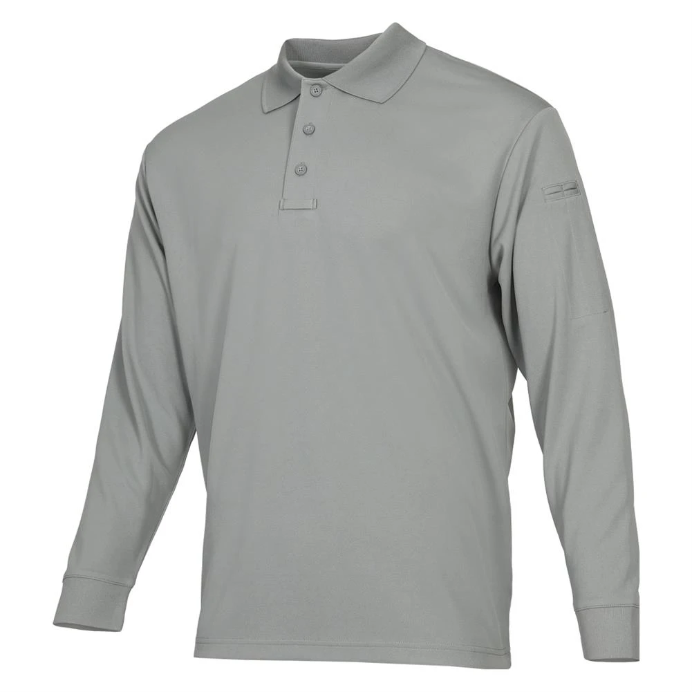 Men's Propper Long Sleeve Uniform Polo Gray~1 5 Men's Propper Long Sleeve Uniform Polo Gray~1 - Image 3