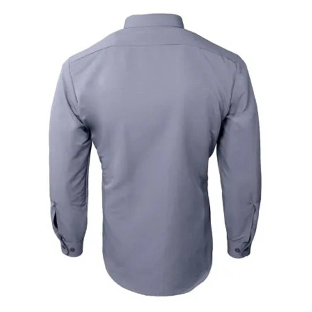 Men's Propper Edgetec Tactical Long Sleeve Shirt Gray 5 Men's Propper Edgetec Tactical Long Sleeve Shirt Gray - Image 4